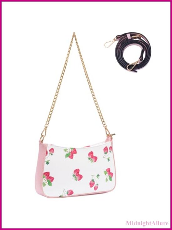 Handbags - Small PU Leather Shoulder Bag Crossbody Purse Double Straps Women